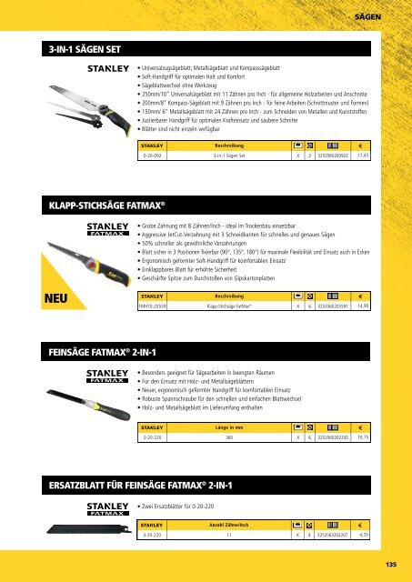 Stanley Gesamtkatalog 2014