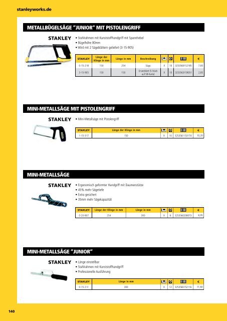 Stanley Gesamtkatalog 2014