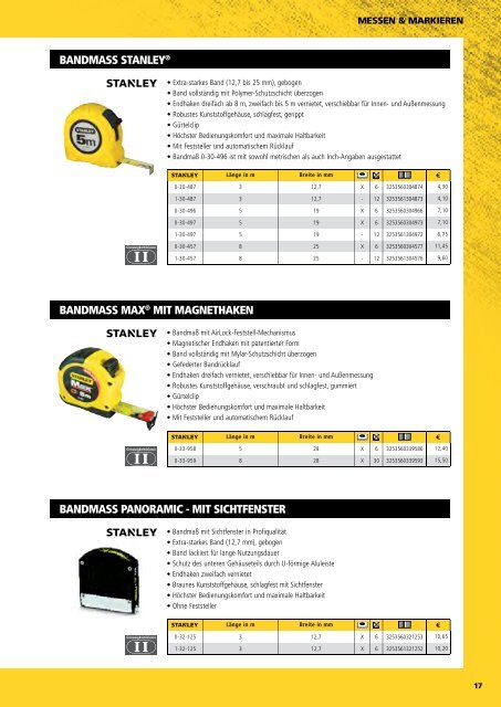 Stanley Gesamtkatalog 2014