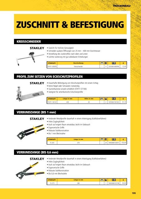 Stanley Gesamtkatalog 2014