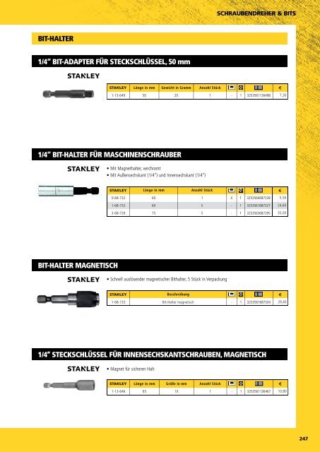 Stanley Gesamtkatalog 2014