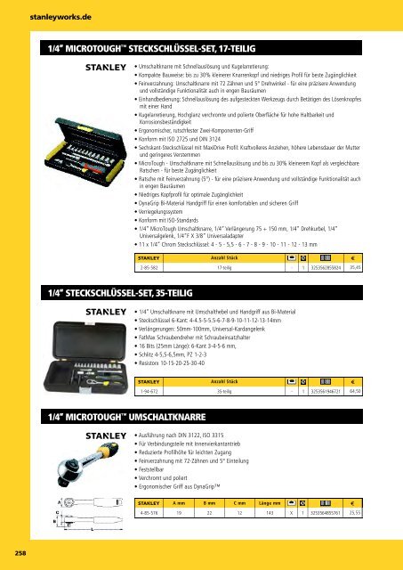 Stanley Gesamtkatalog 2014