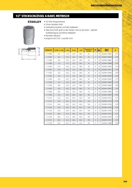 Stanley Gesamtkatalog 2014