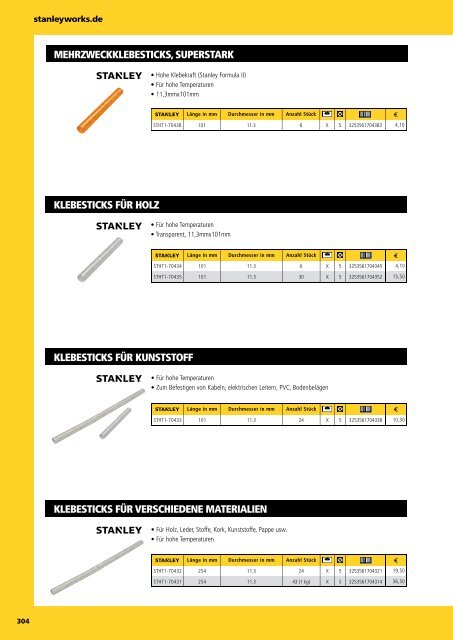 Stanley Gesamtkatalog 2014