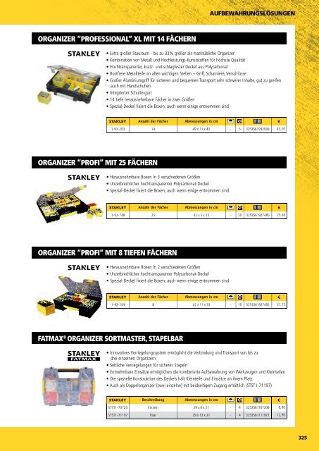 Stanley Gesamtkatalog 2014