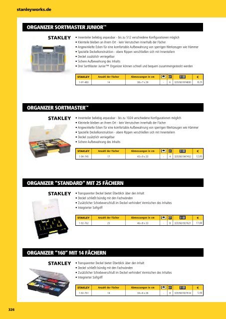 Stanley Gesamtkatalog 2014