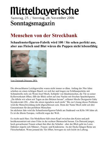 Menschen von der Streckbank ... - Schaufensterfiguren, Moch Figuren