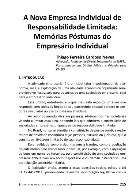 Diretoria da EMERJ - Emerj - Tribunal de JustiÃ§a do Estado do Rio ...