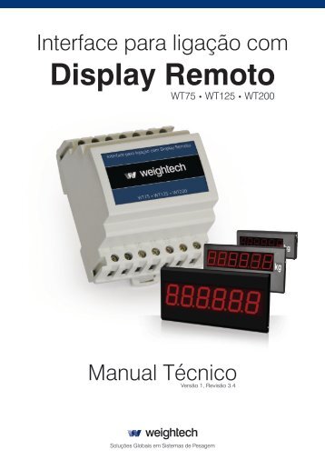 Display Remoto - Weightech