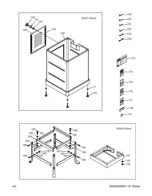 15" PLANER INSTRUCTION MANUAL - Grizzly Industrial Inc.