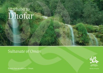 Dhofar Brochure... - Oman Ministry of Tourism