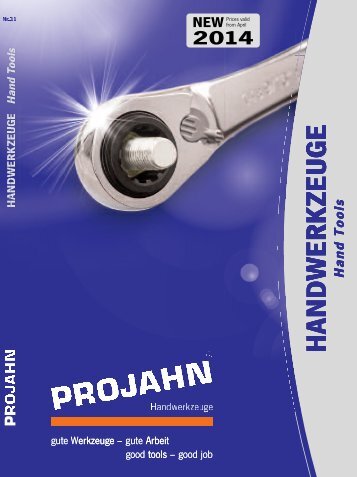 Projahn Handwerkzeugekatalog