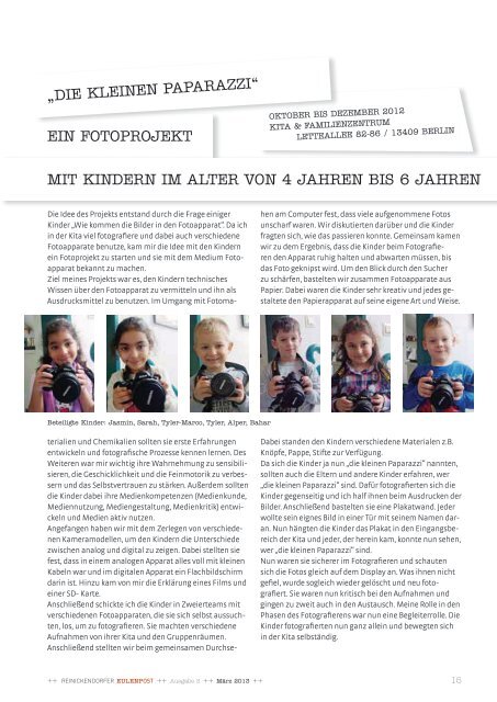 Webversion der Eulenpost, Ausgabe 3 - Grundschule am SchÃ¤fersee