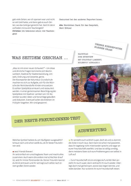 Webversion der Eulenpost, Ausgabe 3 - Grundschule am SchÃ¤fersee