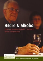 Ældre & alkohol Viden og handlemuligheder i ... - Socialstyrelsen