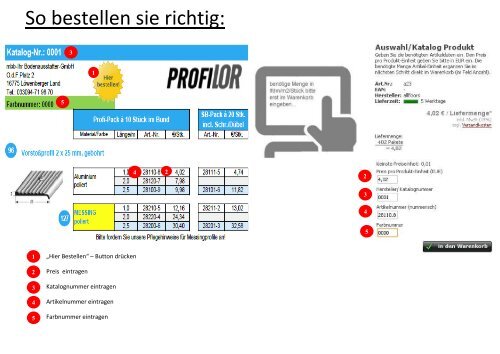 Profilor Schienen und Profile - allfloors