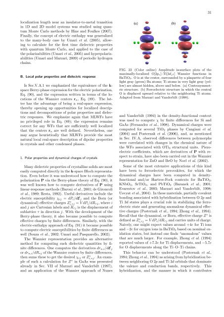 Maximally localized Wannier functions: Theory and applications