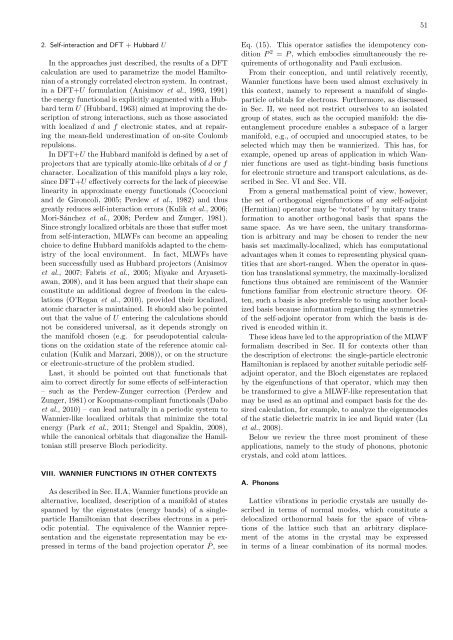 Maximally localized Wannier functions: Theory and applications