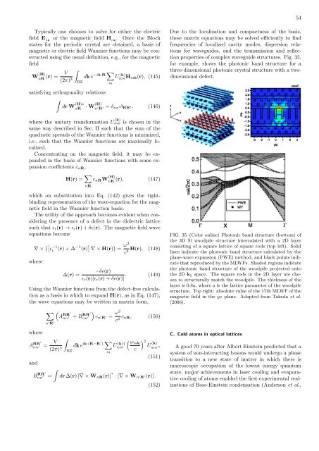 Maximally localized Wannier functions: Theory and applications