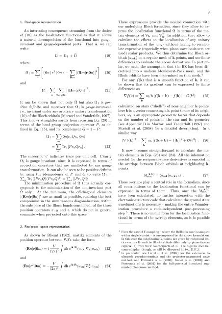Maximally localized Wannier functions: Theory and applications