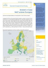 Osservatorio Europeo del Social Housing - Federcasa