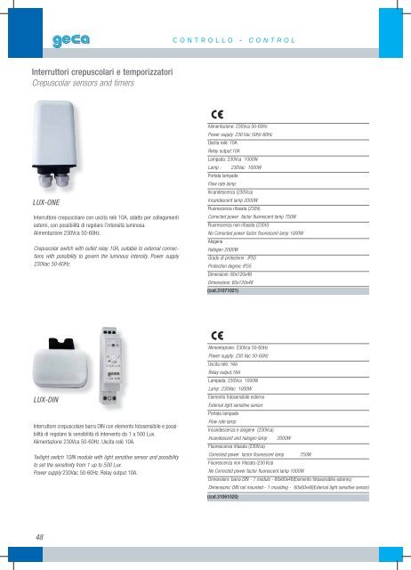 Applications examples - Mgelettroforniture