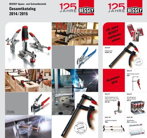 Bessey - Schnellspanner mit selbsteinstellender Spannweite