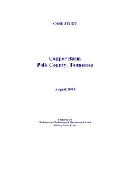 CASE STUDY Copper Basin Polk County, Tennessee August ... - ITRC