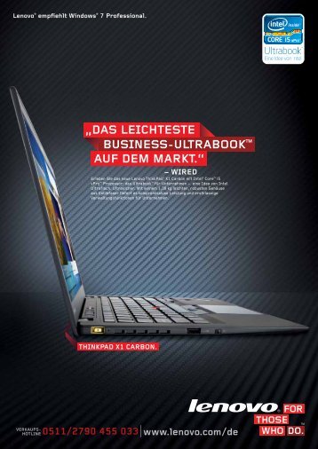 ThinkPad Edge Serie - Lenovo