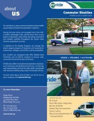 Shuttle brochure - EZ Ride