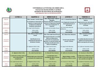 lunes 14 martes 15 miÃ©rcoles 16 jueves 17 viernes 18 divisiÃ³n de ...