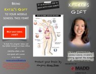 Katie's gift brochure - Two Rivers Magnet Middle School!