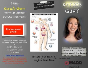 Katie's gift brochure - Two Rivers Magnet Middle School!