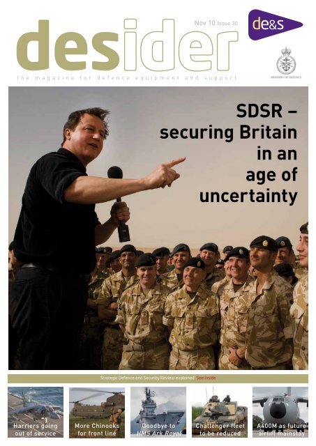 desider - Issue 30 - November 2010 PDF - Ministry of Defence