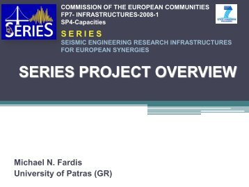 M. Fardis - Series Project Overview - ELSA