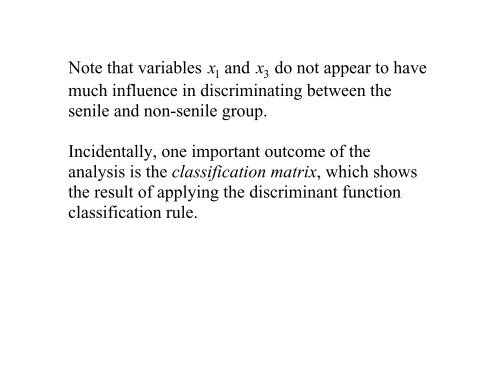 Discriminant Analysis - Statpower