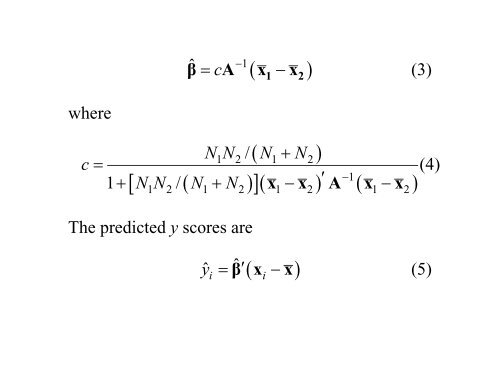 Discriminant Analysis - Statpower