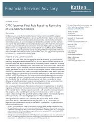 CFTC Approves Final Rule Requiring Recording of Oral ...
