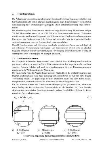 3. Transformatoren D - Technik