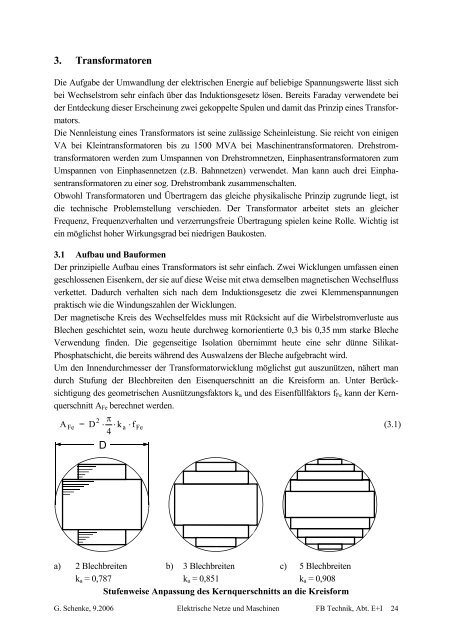 3. Transformatoren D - Technik