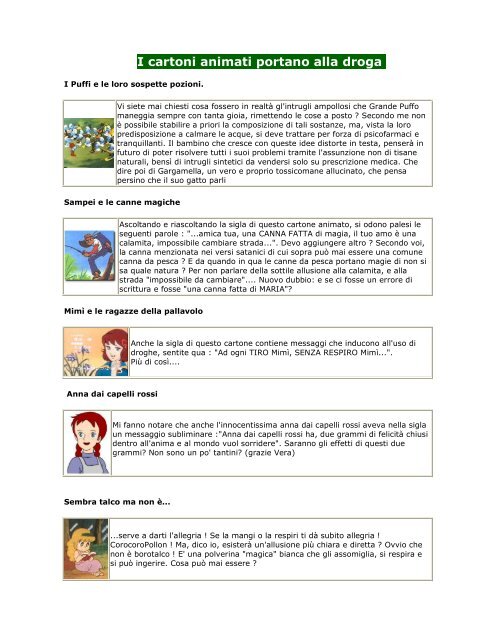 SIGLE DI CARTONI ANIMATI DA SCARICA