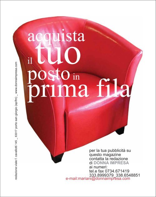 Enio Gibellieri by Donna Impresa Magazine N.2 / 2007