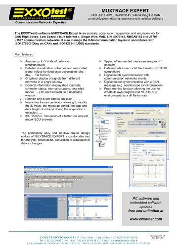 MUXTRACE EXPERT - Exxotest