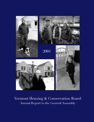 Vermont Housing & Conservation Board 2004