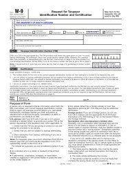 Form W-9 (Rev. January 2005) - University of South Carolina