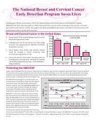 The National Breast and Cervical Cancer Early Detection Program ...