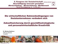 Dr. Markus Nachbaur - Kongress der Sozialwirtschaft