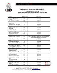 programa de pÃ³s-graduaÃ§Ã£o em direito processo seletivo 2012 ...