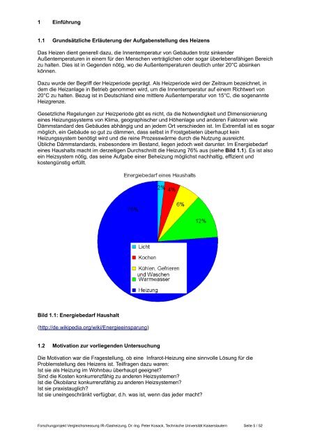 Forschungsbericht Infrarot Heizsystem - modern-heizen.cc