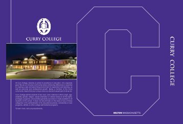 MILTON MASSACHUSETTS - Curry College